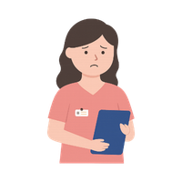 医療従事者の女性イラスト